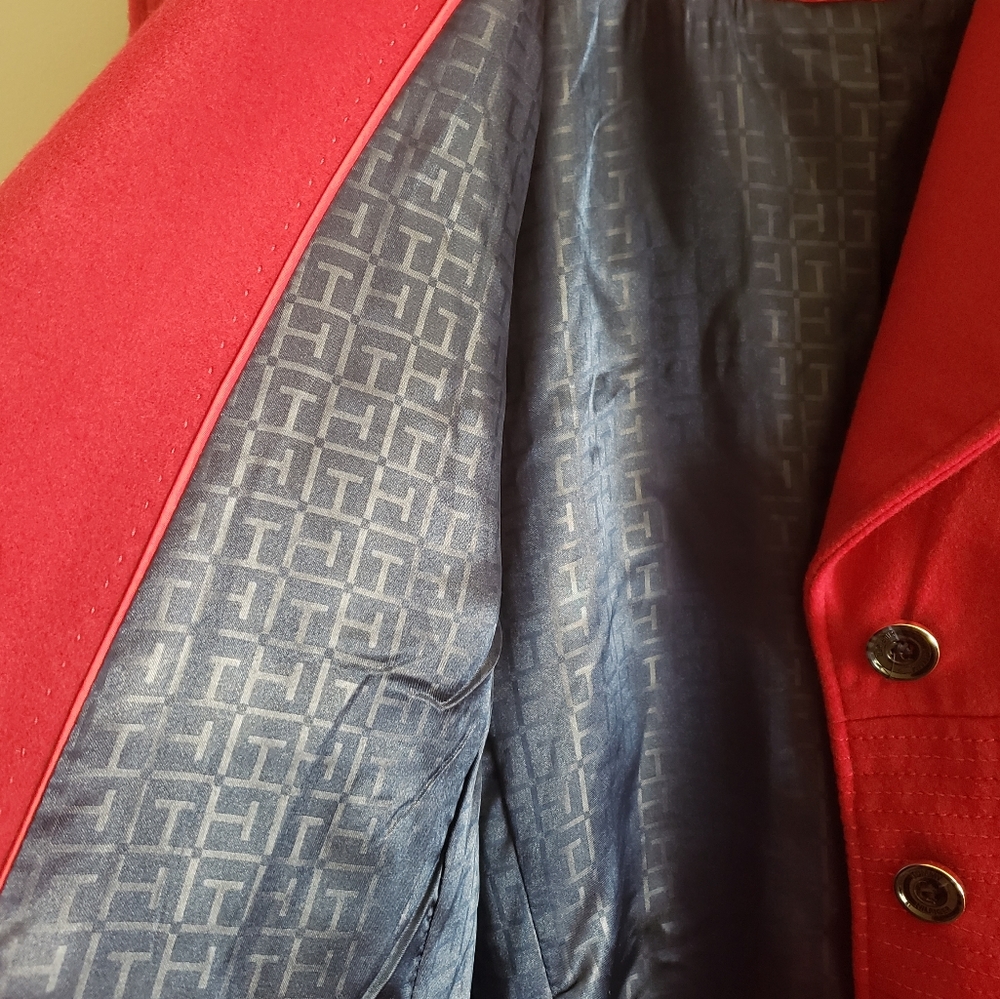 TOMMY HILFIGER PLUS-SIZE BREASTED PEACOAT 1X - Picture 5 of 9